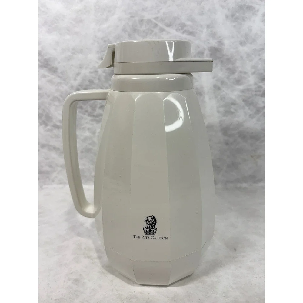 The Ritz-Carlton Thermo-Serv 1 Liter Insulated Coffee Water Carafe Pitcher White
